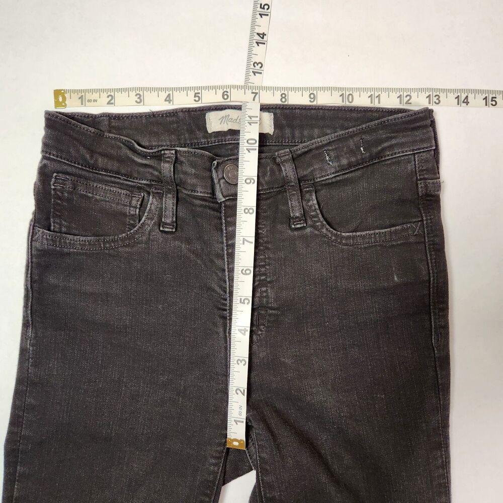 Madewell Roadtripper Bennet Black Skinny Jeans Women's Size 25 - Picture 6 of 8